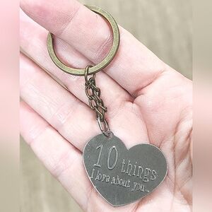 Anthropologie "10 Things I Love About You" Keychain